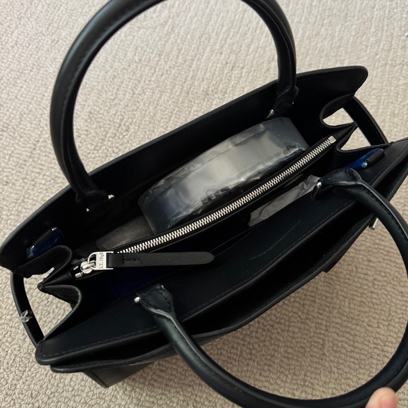 Le Tanneur - EMIE MEDIUM HANDBAG IN SMOOTH LEATHER AND NUBUCK - Picture 8 of 10